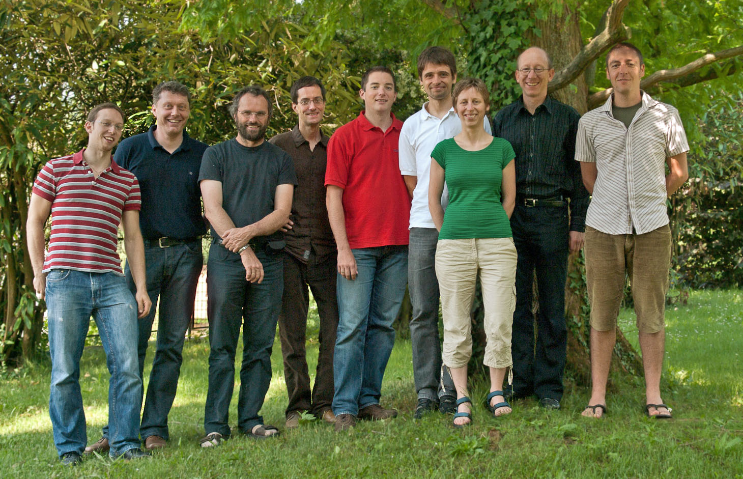 Das IP-Solar Team am 8. Juni 2010